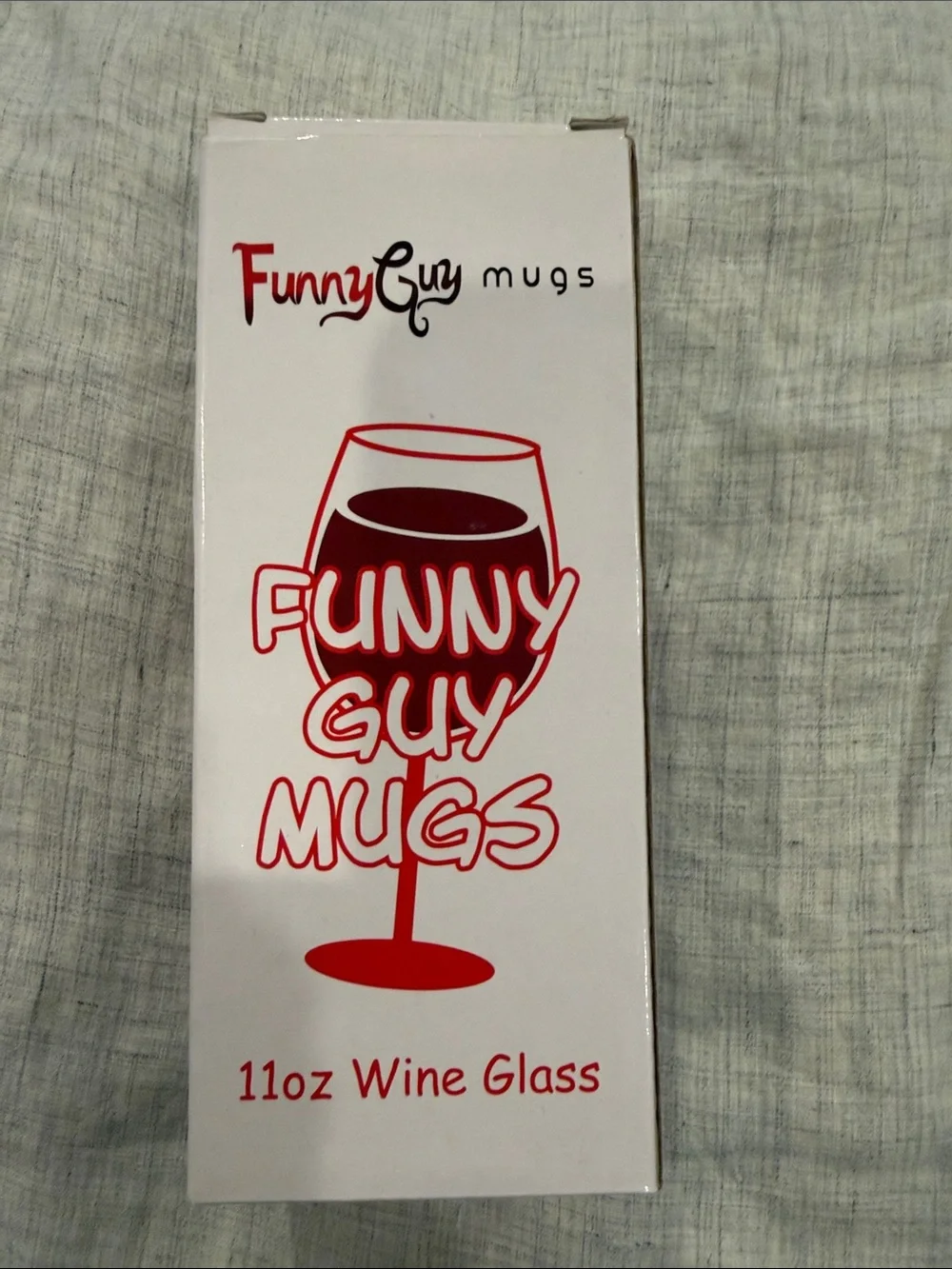 Funny Guy Mugs prescription 11oz Wine Glass –